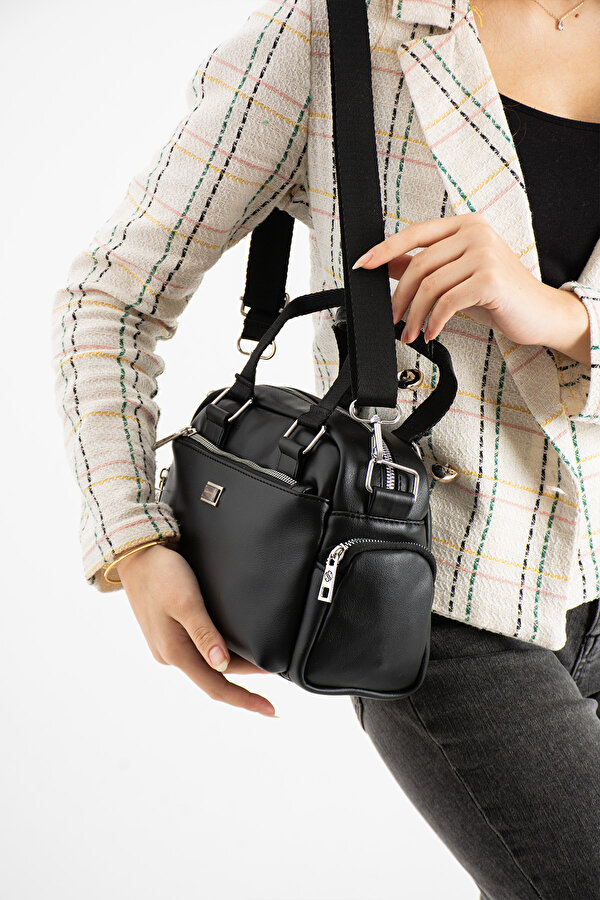 SN 1422 Kadın Omuz Çantası El Çantası Çapraz Çanta SİYAH