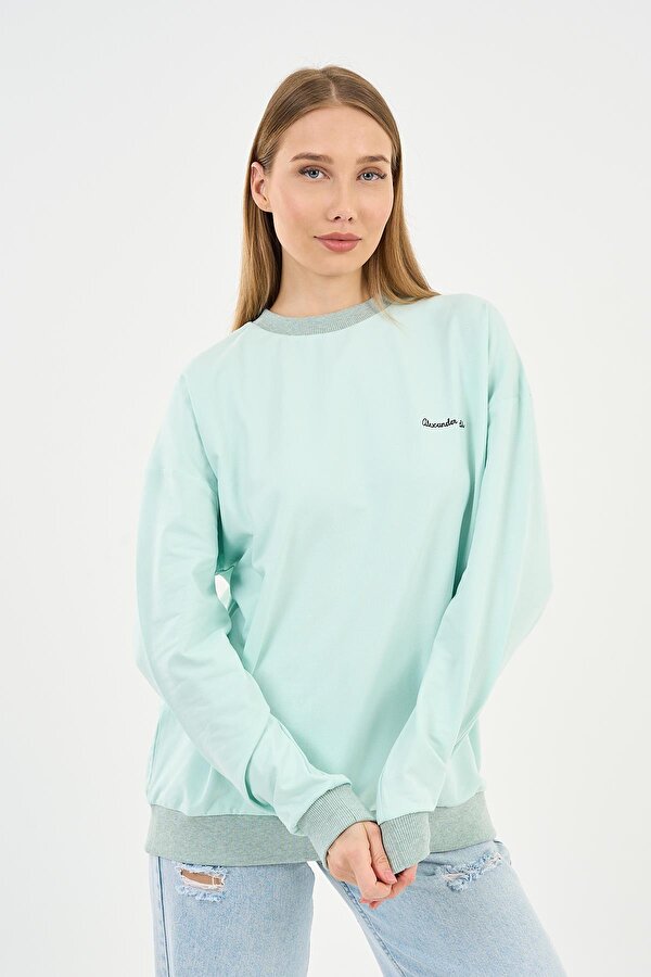 Alexandergardi Bisiklet Yaka Sweatshirt (B23-0020)