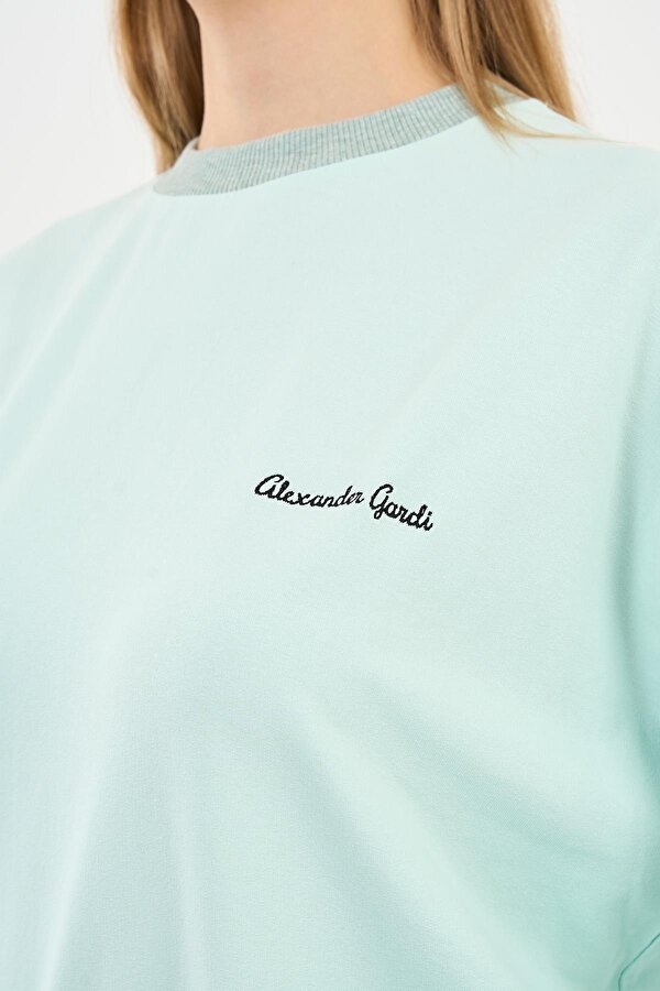 Alexandergardi Bisiklet Yaka Sweatshirt (B23-0020)