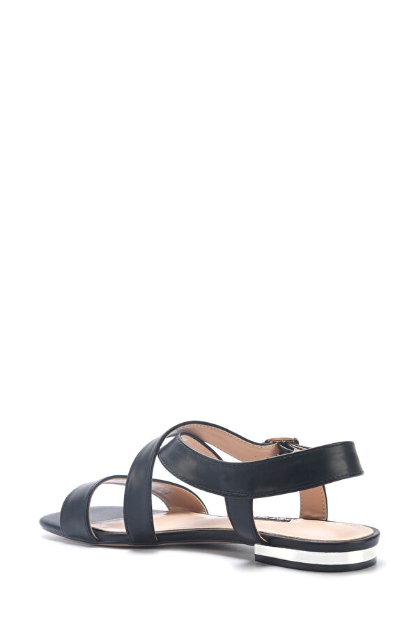 ETRINA 5FX Siyah Kadın Düz Sandalet