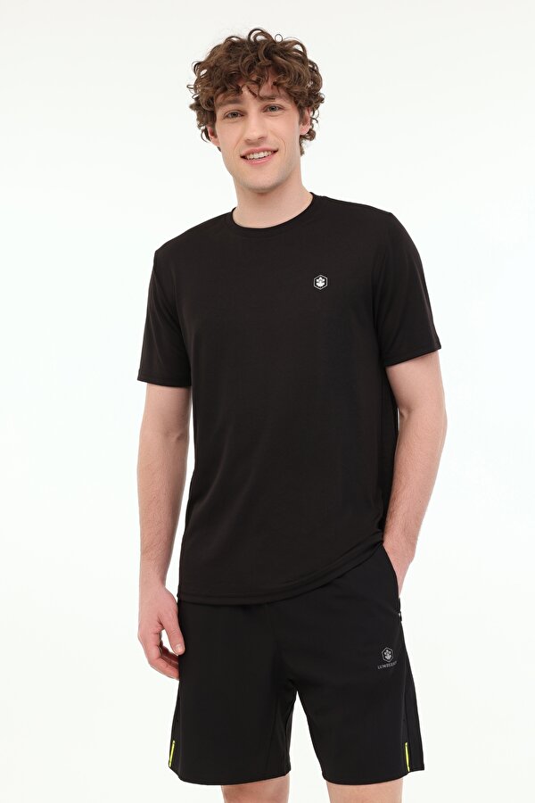 MB CT100 PES C T-SH 5FX Siyah Erkek Kısa Kol T-Shirt