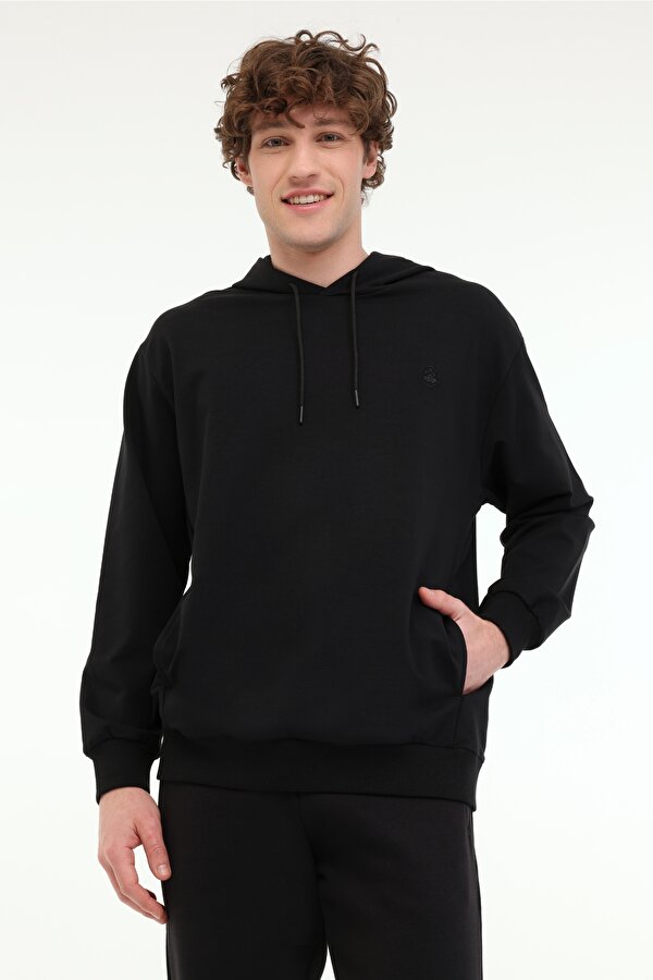MB SN73 HOODIE 5FX Siyah Erkek Sweatshirt