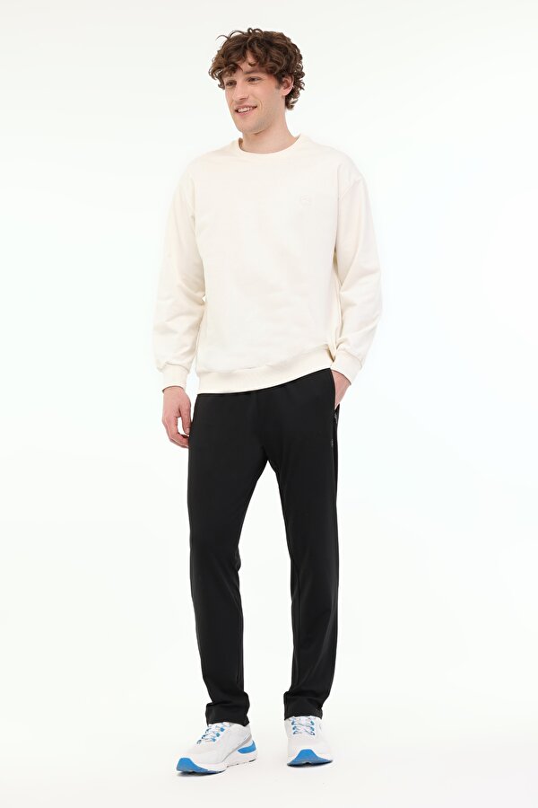 MB SN75 C NECK SW 5FX Ekru Erkek Sweatshirt