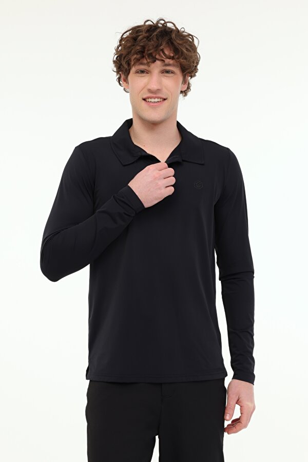 ML ALSEN 15ELG2-450 5FX Siyah Erkek Uzun Kol T-Shirt