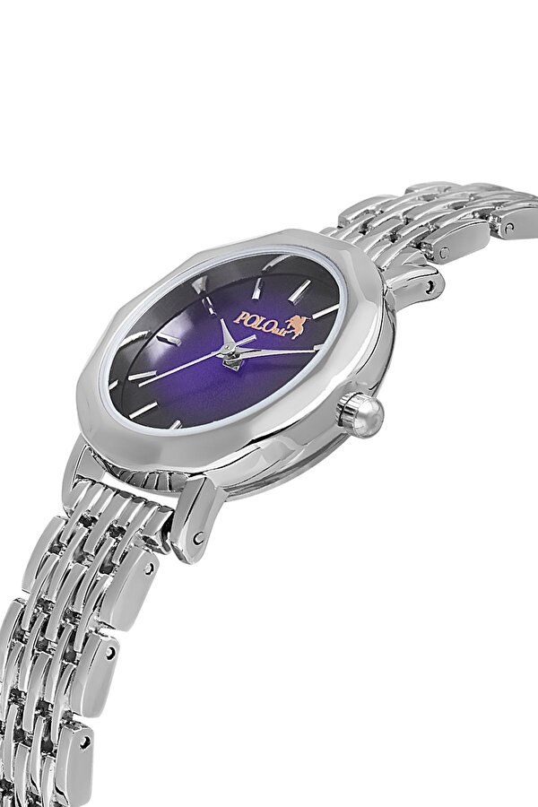 Kadın Kol Saati Ve Parfüm Seti Hediyelik Kutsunda Kombin Gümüş Mor Renk ST-2128S6