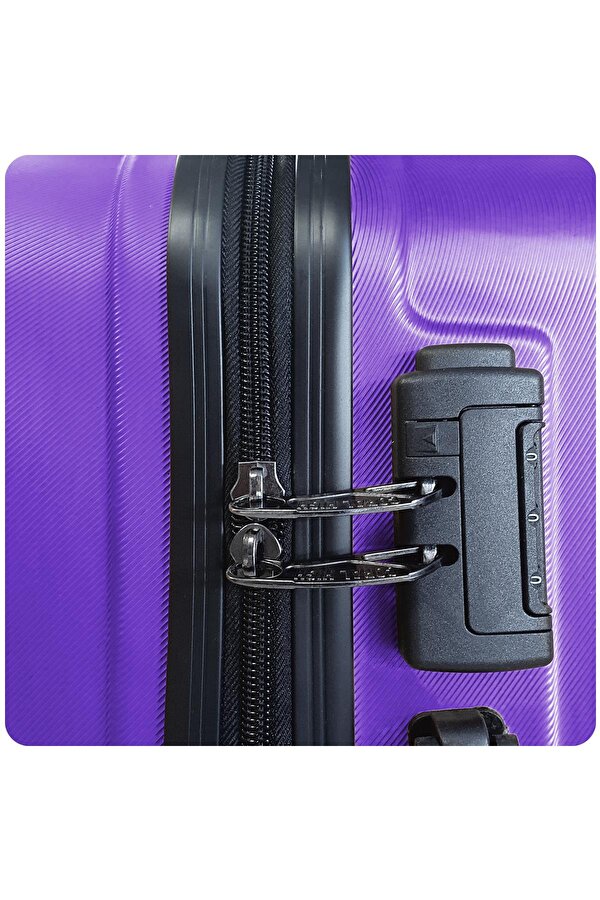 ABS Mor Büyük Boy Valiz 16453