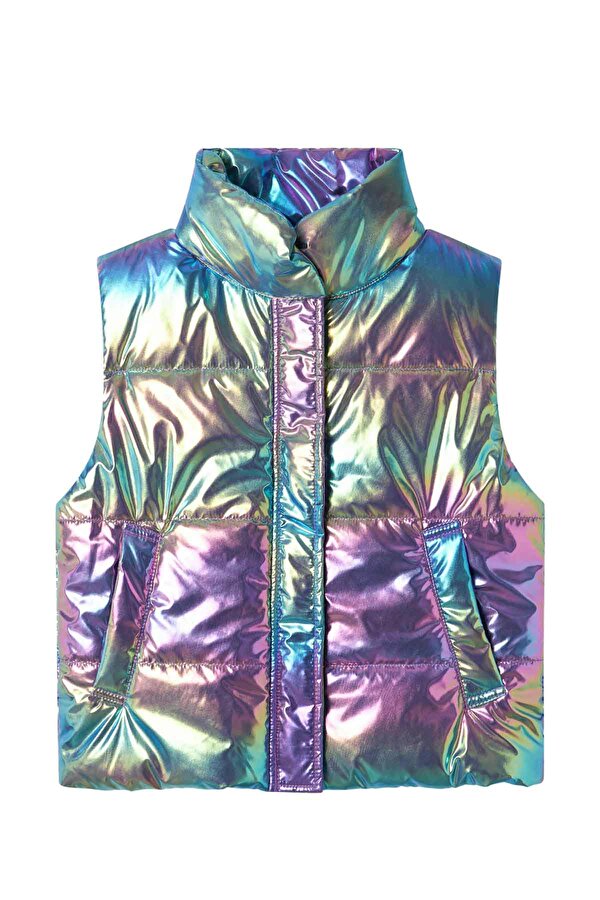 NMFMOLINA VEST SHINY Mor Kız Çocuk Yelek Fiyatları - 102263464