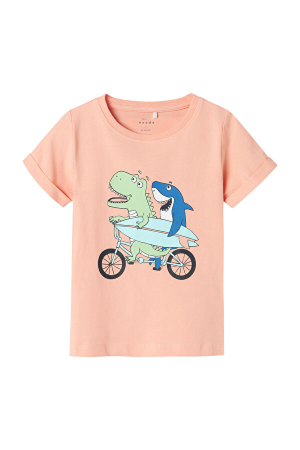 NMMVUX SS TOP Pembe Erkek Çocuk Kısa Kol T-Shirt