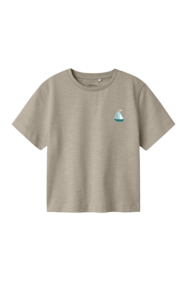 NMMFREDERY SS NREG TOP PB Kahverengi Erkek Çocuk Kısa Kol T-Shirt