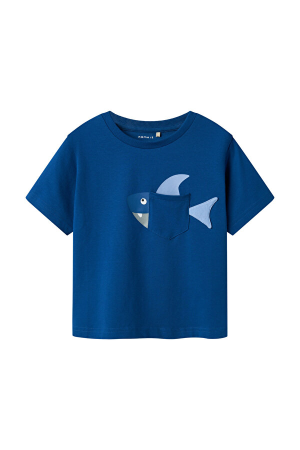 NMMZAKKO NREG SS TOP BOX Lacivert Erkek Çocuk Kısa Kol T-Shirt