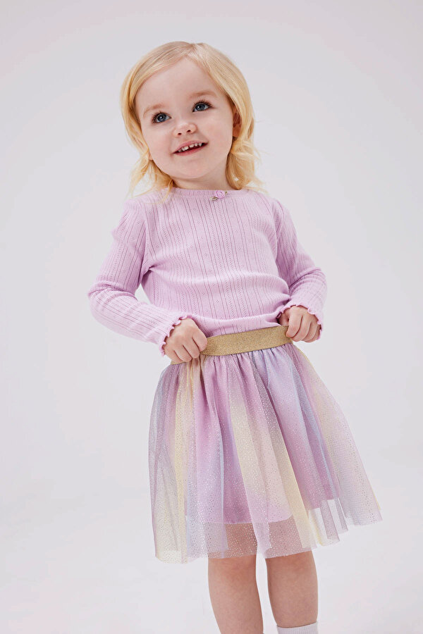 NMFSOLEY TULLE Çok Renkli Kız Çocuk Etek
