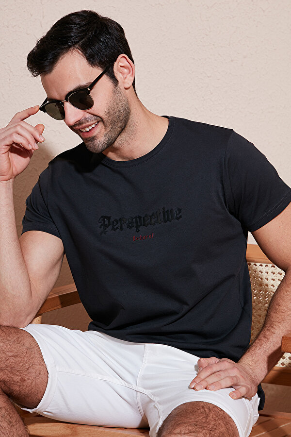 Erkek T Shirt 541PERSPECTIVE KOYU ANTRASİT