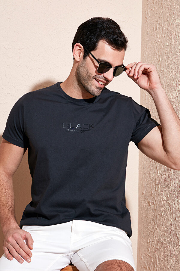 Erkek T Shirt 541FOLLOW KOYU ANTRASİT