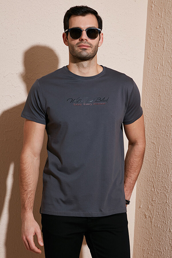 Erkek T Shirt 541ENJOY FÜME