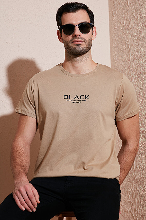Erkek T Shirt 541FOLLOW VİZON