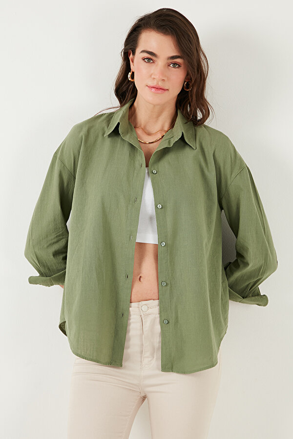 Bayan Gömlek CF25S168305 HAKİ