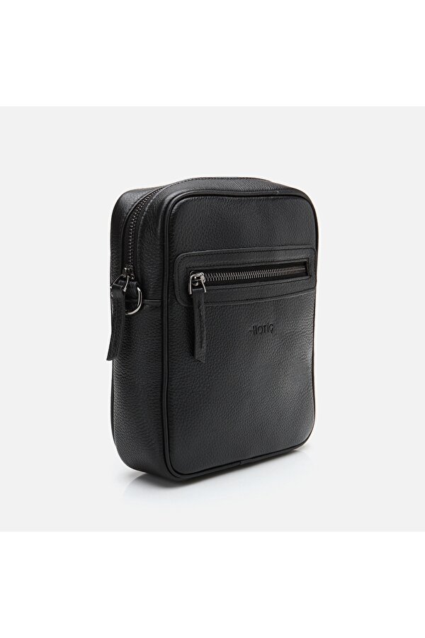 Hakiki Deri Siyah Erkek Çanta