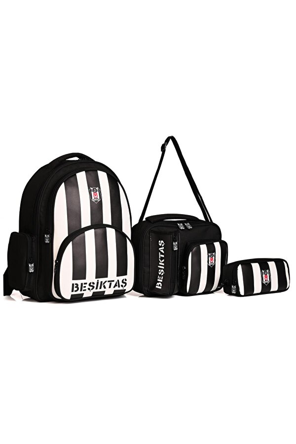 Beşiktaş 24352 Lisanslı Okul Sırt Çantası 3 Lü Set