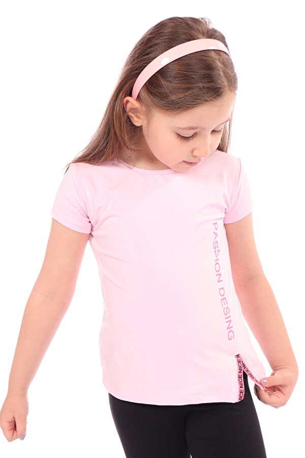 Toontoy Kız Bebek Passion Desing Baskılı Tişört