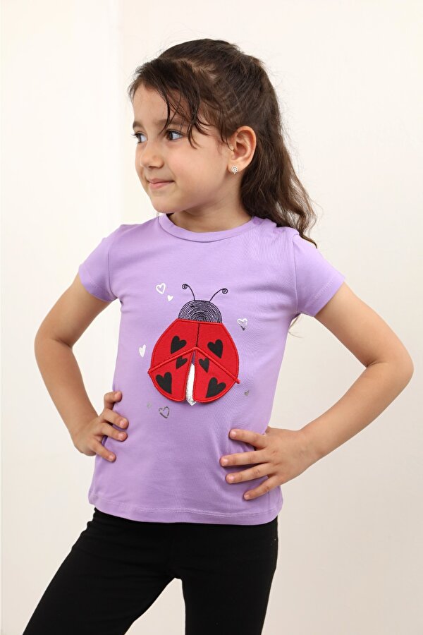 Toontoy Kız Bebek Baskılı Tişört