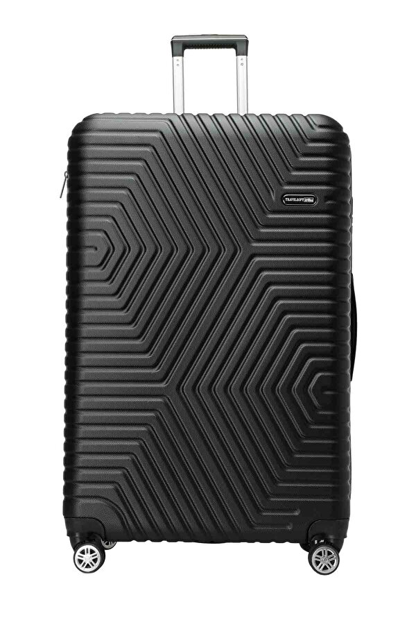 SANDERUM BATTAL -B 5FX Siyah Unisex Büyük Boy Valiz