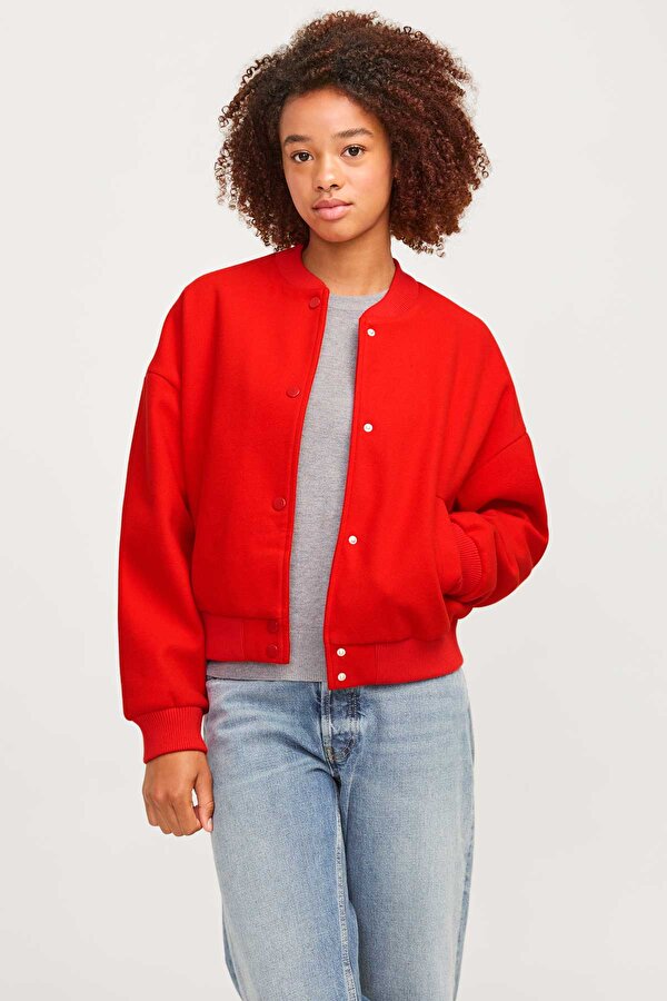 JXSARA BOMBER JACKET OTW Kırmızı Kadın Ceket
