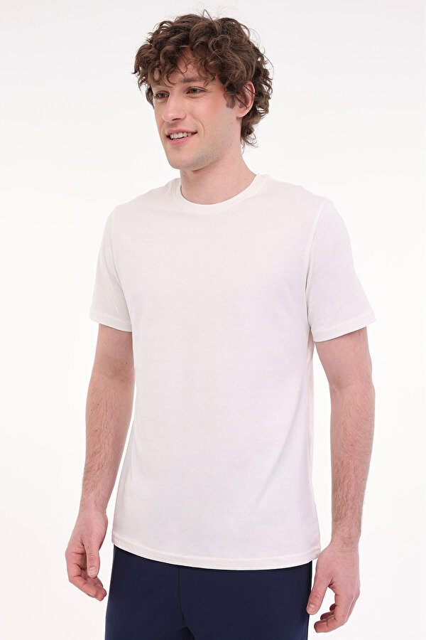MB PAM C 11SN220 5FX Beyaz Erkek Kısa Kol T-Shirt