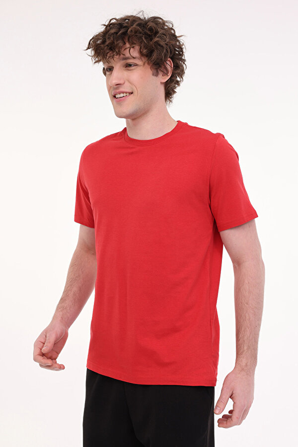 MB PAM C 11SN220 5FX Kırmızı Erkek Kısa Kol T-Shirt