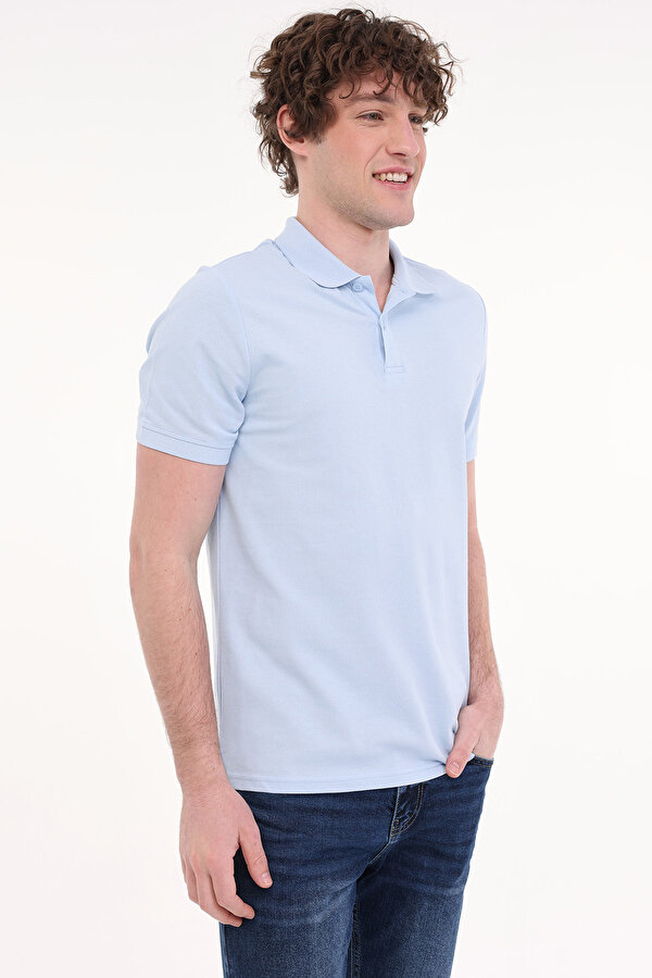 MB PAM 12SN328 5FX Mavi Erkek Kısa Kol T-Shirt