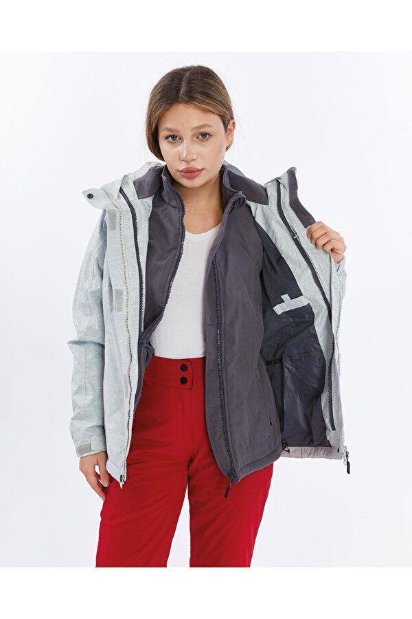 3in1 Kadın Mont-GRİ