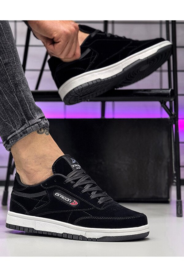 Dragon Erkek Mevsimlik Sneaker Ayakkabı Siyah Beyaz