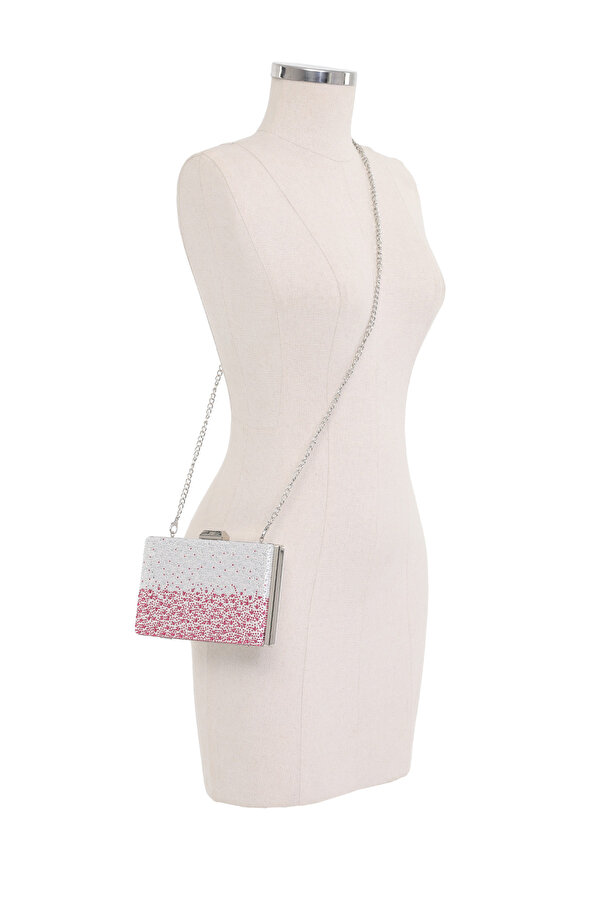 SENNY 5FX Gümüş Kadın Clutch