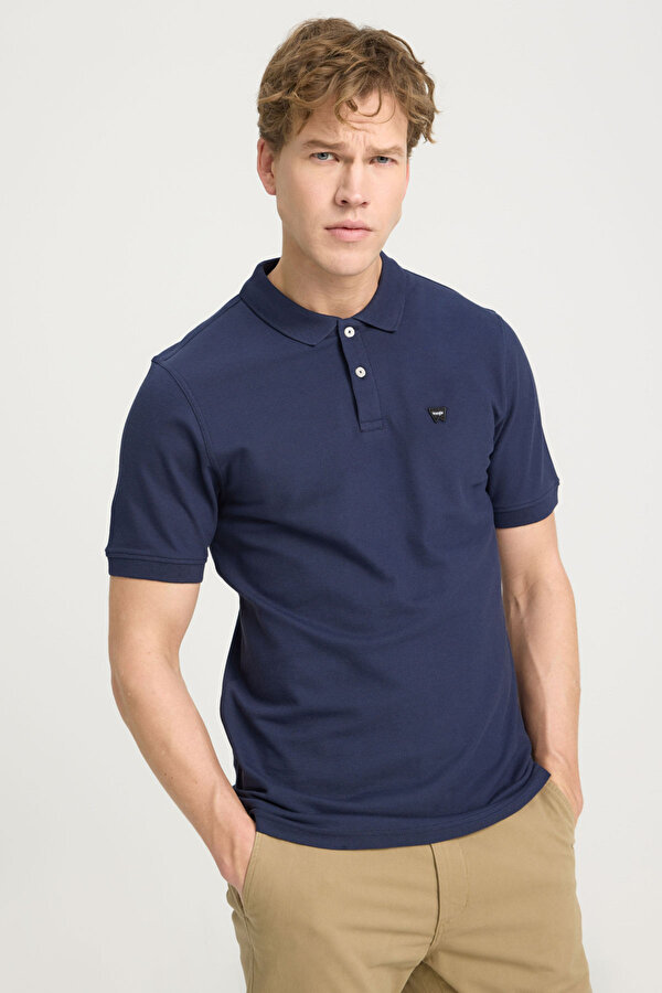 Erkek Regular Fit Polo Lacivert Erkek Kısa Kol T-Shirt