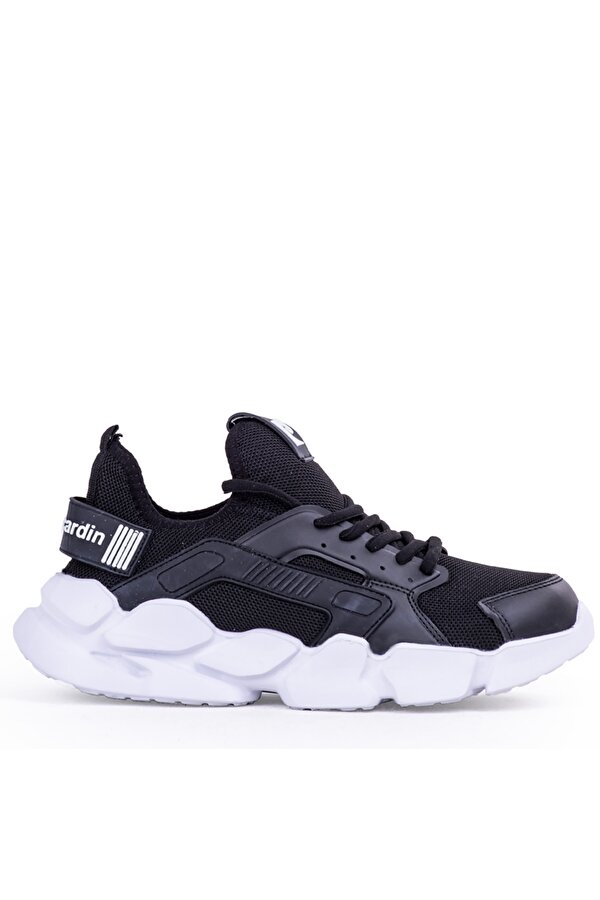 31367 Sneaker Günlük Erkek Spor Ayakkabı Siyah Beyaz