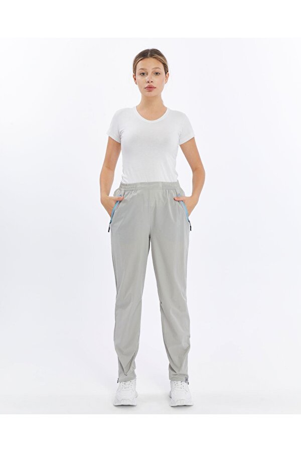 Quick Dry Kadın Trekking Pantolon-GRİ