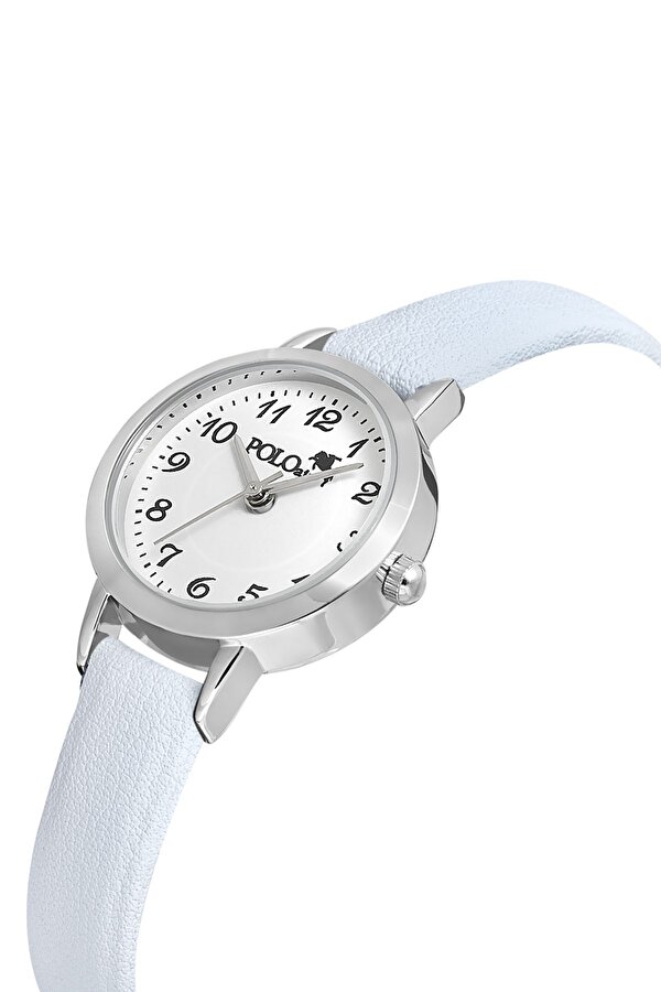 Klasik Deri Kordon Kadın Kol Saati Açık Mavi Gümüş Renk PL-1518B9x