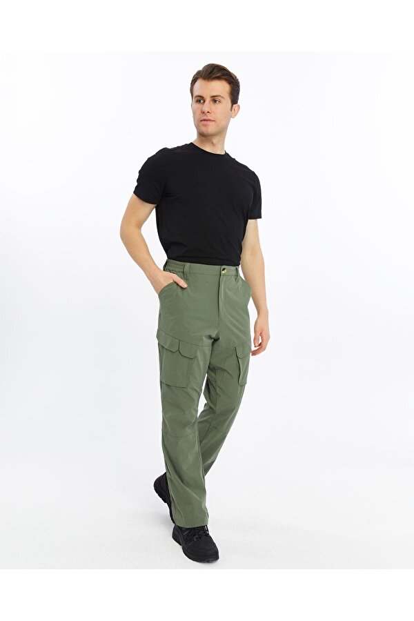 Quick Dry Cargo Trekking Erkek Pantolon-HAKİ
