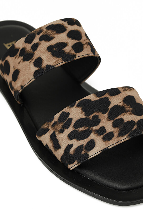25S-007 5FX Leopar Kadın Terlik