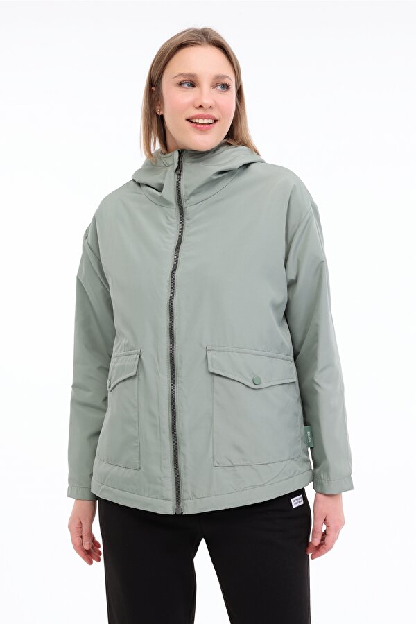 WL EDDY COAT 4PR PASTEL HAKI Kadın Mont