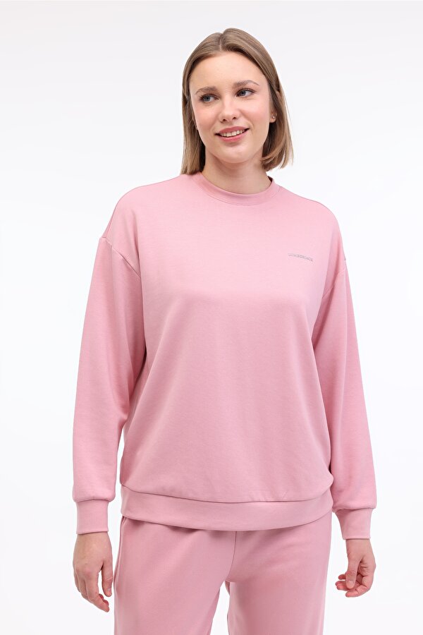 WL GAIL 16BT230 5FX Pembe Kadın Sweatshirt