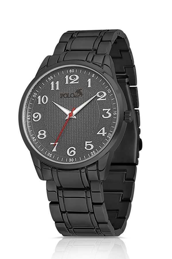 Klasik Metal Kordon Erkek Kol Saati Siyah Renk PL-0940E1x