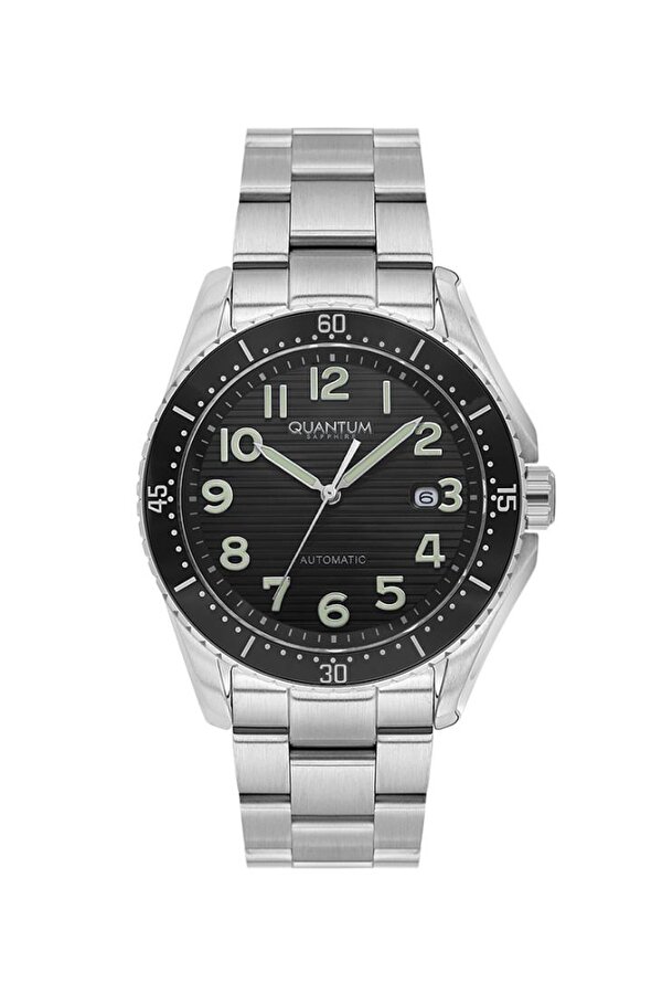 QMG1167.370 Otomatik Mekanizma Safir Camlı Çelik Kordon Çelik Kasa 5 ATM Suya Dayanıklı Metalik Renk Erkek Kol Saati