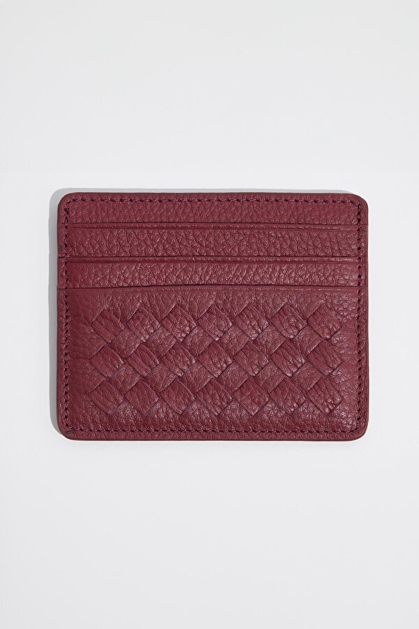 Hakiki Deri Erkek Bordo Cüzdan