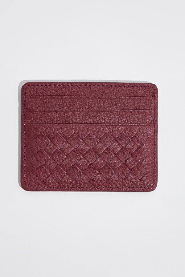 Hakiki Deri Erkek Bordo Cüzdan