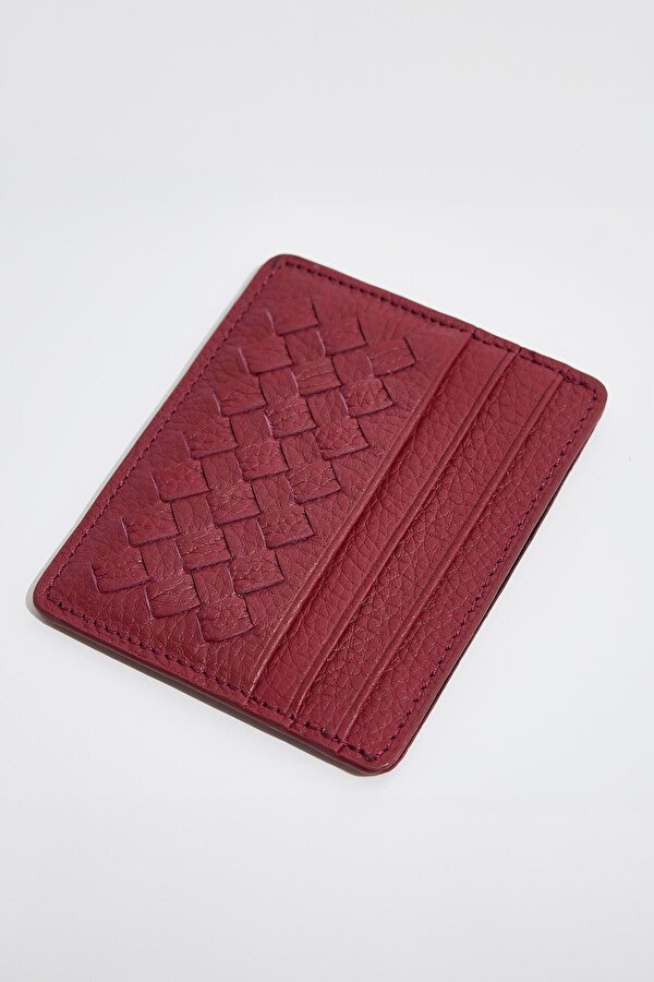 Hakiki Deri Erkek Bordo Cüzdan