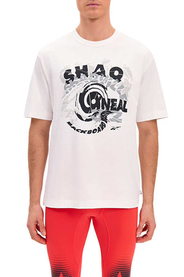 Clothing Reebok Gs Hs Shaq Spiral Tee Белый
