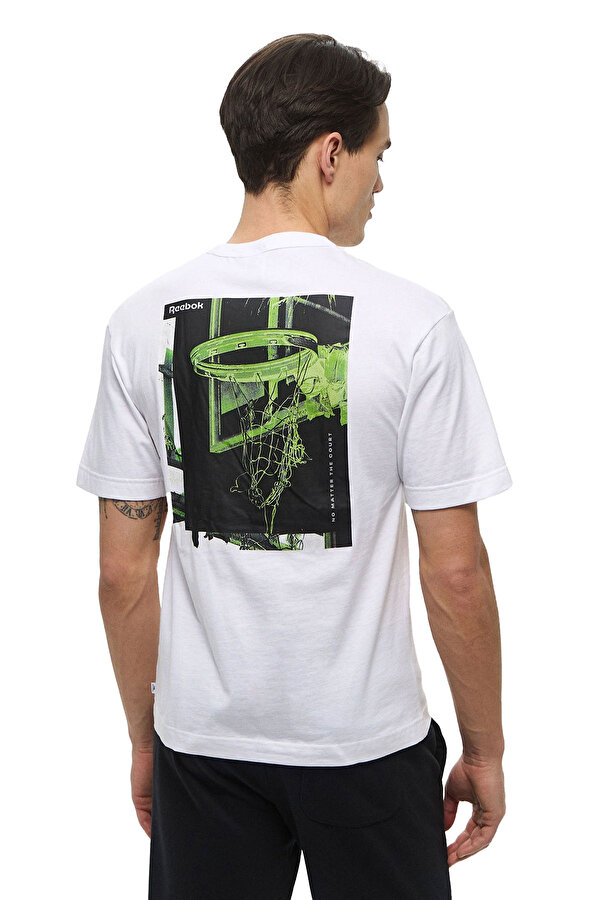 Clothing Reebok Gs Basketball Post Up Tee Белый