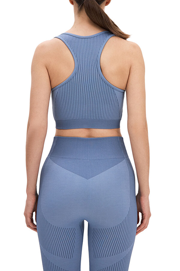Clothing Reebok Rbk Lab Seamless Bra Голубой 004