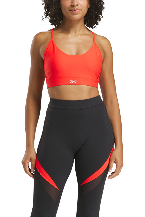Clothing Reebok Lux Strappy Sports Bra Красный