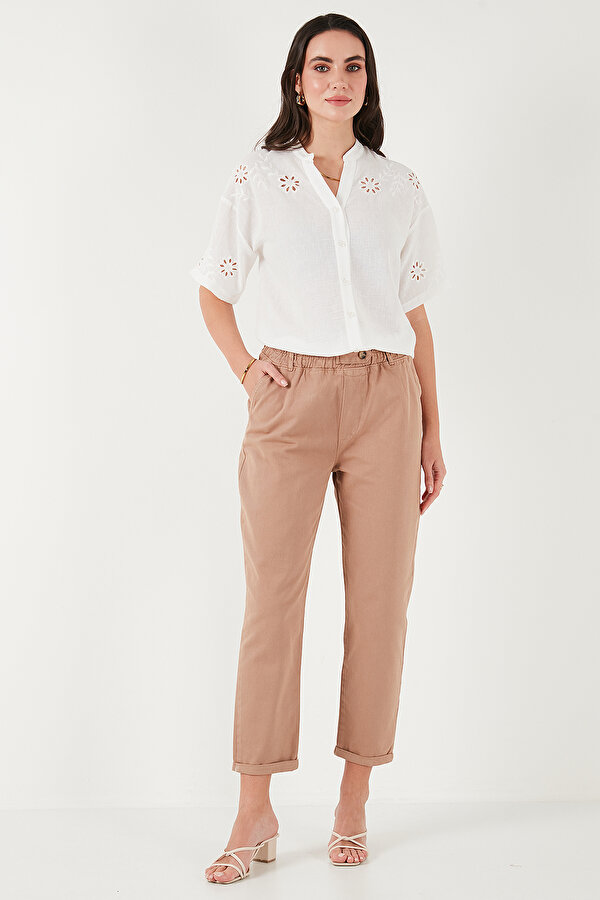 Bayan Pantolon 668YP4924 CAMEL